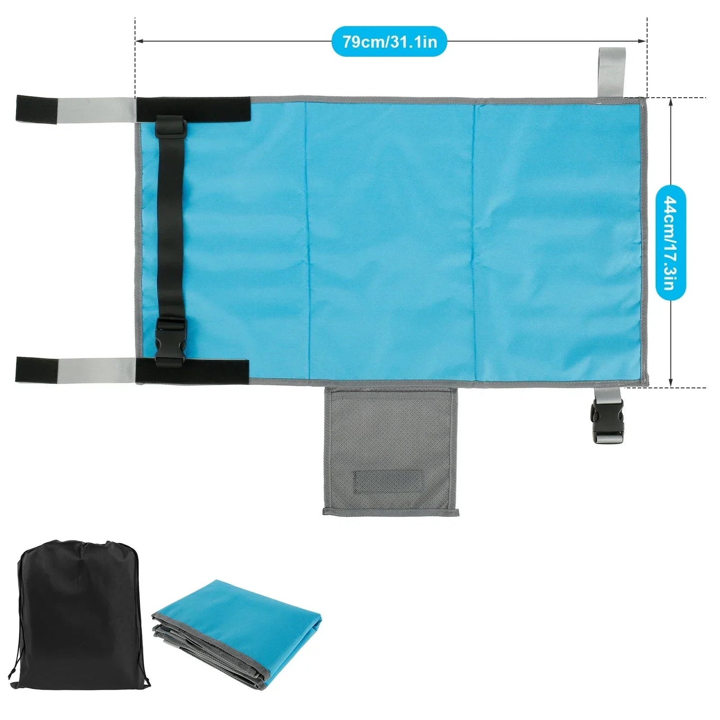 Lit de voyage pour enfant à utiliser en avion. Facile à installer entre deux sièges, ce lit pliable offre un espace sûr et confortable pour que votre bébé ou tout-petit puisse dormir pendant le vol. Léger, antidérapant et facile à nettoyer – idéal pour les familles qui voyagent en avion.
