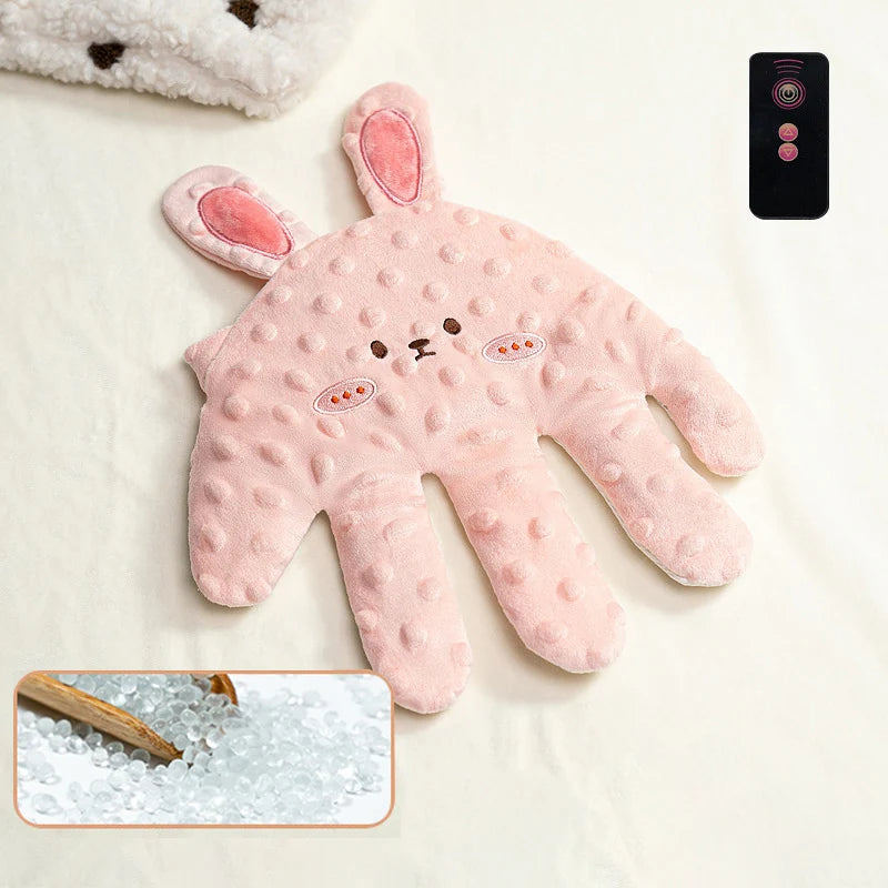 Coussin lapin rose 
