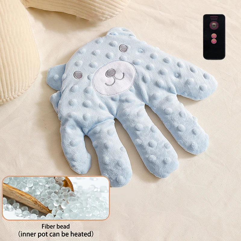Coussin ours bleu